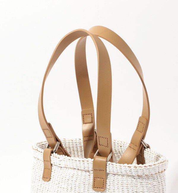 TOMORROWLAND GOODS「BUCKET BAGGAGE BASKET ミニ」|かごバッグ|