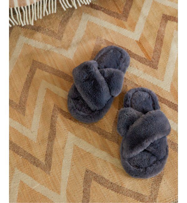 journal standard Furniture「SLIPPER FUR　フェイクファー スリッパ　ルームシューズ」|ルームシューズ|