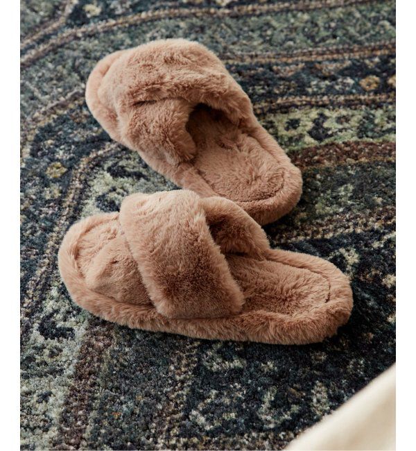journal standard Furniture「SLIPPER FUR　フェイクファー スリッパ　ルームシューズ」|ルームシューズ|