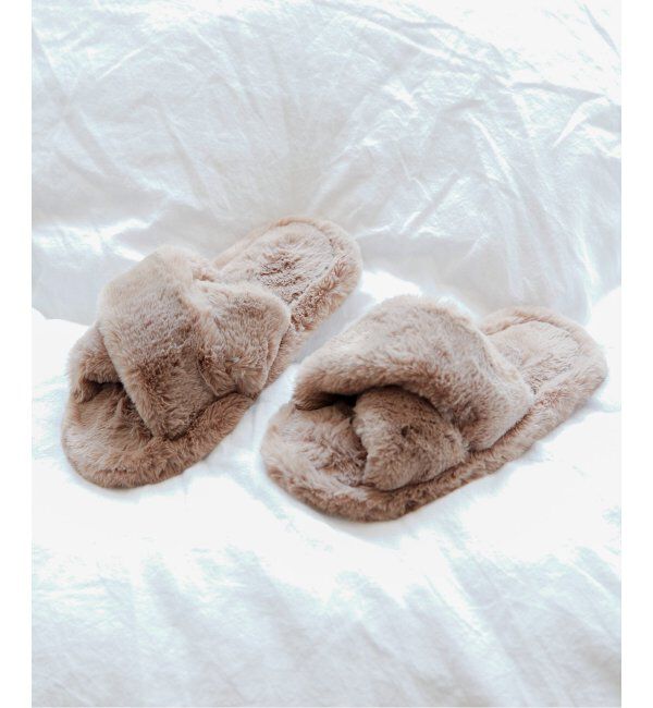 journal standard Furniture「SLIPPER FUR　フェイクファー スリッパ　ルームシューズ」|ルームシューズ|