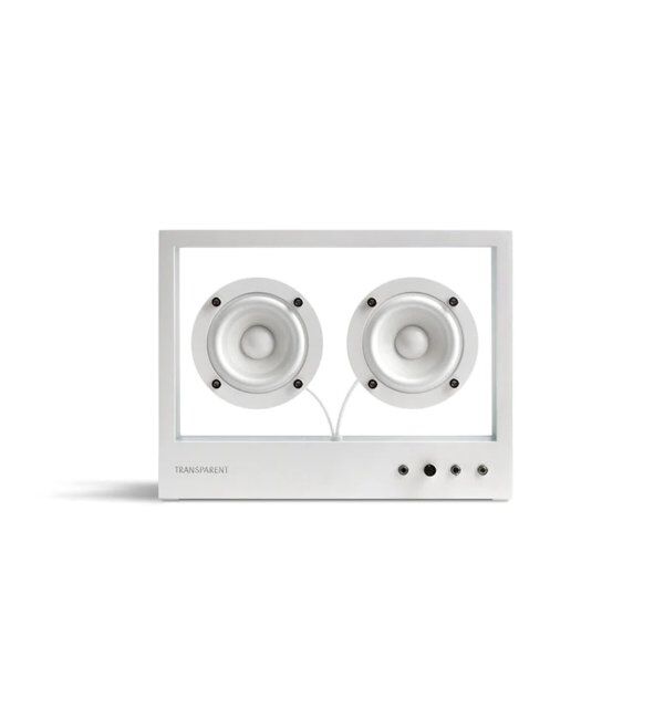 journal standard Furniture「★【TRANSPARENT/トランスペアレント】SMALL TRANSPARENT WHITE　スピーカー」|電化製品|