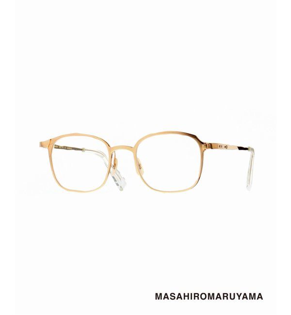 EYETHINK「【MASAHIRO MARUYAMA/マサヒロマルヤマ】 MM-0014 N0o.1 Gold Optical」|メガネ|