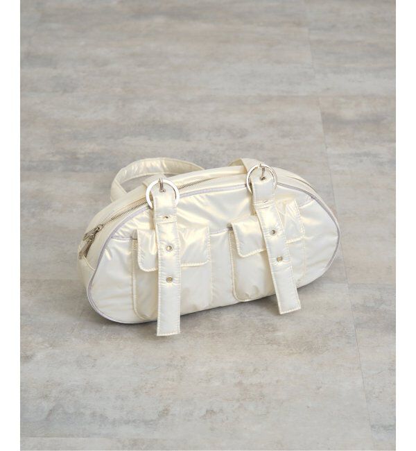 JOINT WORKS「【Casselini/キャセリーニ】ナイロンミニボストン」|ボストンバッグ|ホワイト