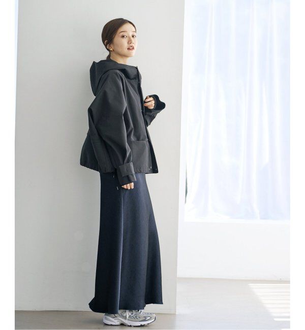 IENA「《追加3》ダブルサテンスカート」|スカート|