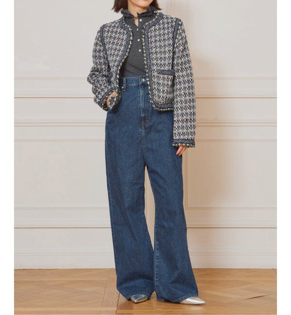 IENA LA BOUCLE「《追加》IENA LA BOUCLE ハイエストウエストデニムパンツ2」|デニム|