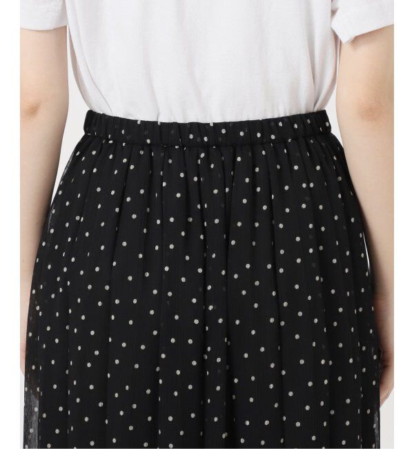 IENA「L'UNE/リュンヌ ドットスカート」|スカート|