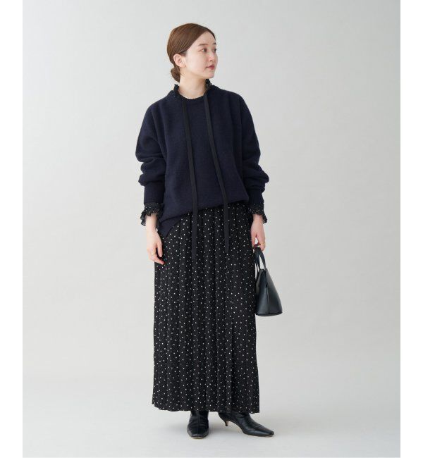 IENA「L'UNE/リュンヌ ドットスカート」|スカート|