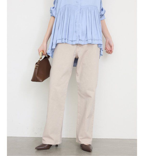 SLOBE IENA「《一部店舗・WEB限定カラーあり/追加5》LE DENIM ストレートパンツ」|デニム|