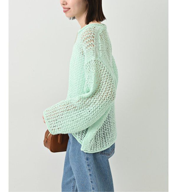 SLOBE IENA「LOGAN/ローガン SLOBE別注 メッシュプルオーバー LG-25SS09」|ニット・セーター|
