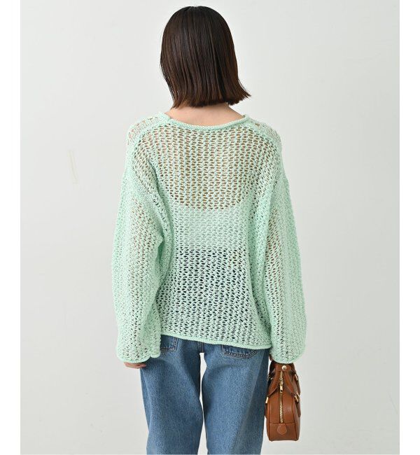 SLOBE IENA「LOGAN/ローガン SLOBE別注 メッシュプルオーバー LG-25SS09」|ニット・セーター|