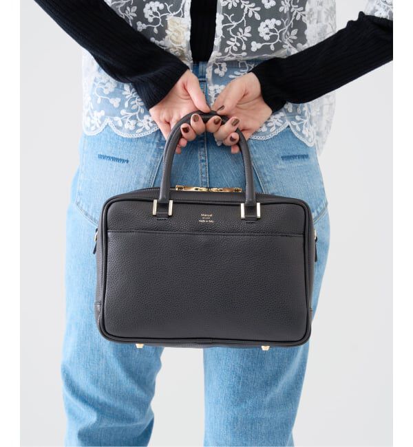 IENA「《追加4》Manuel MILANO/マニュエルミラノ レザーバッグ」|ハンドバッグ|