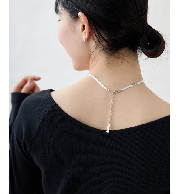 VERMEIL par iena「《追加》LUV AJ ラヴエージェイ THE CLASSIQUE HERRINBONE CHAIN」|ネックレス|