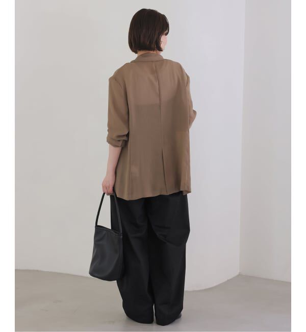 SLOBE IENA「《接触冷感/WEB限定/追加予約》ライトチノタックカーブトラウザー」|チノ|