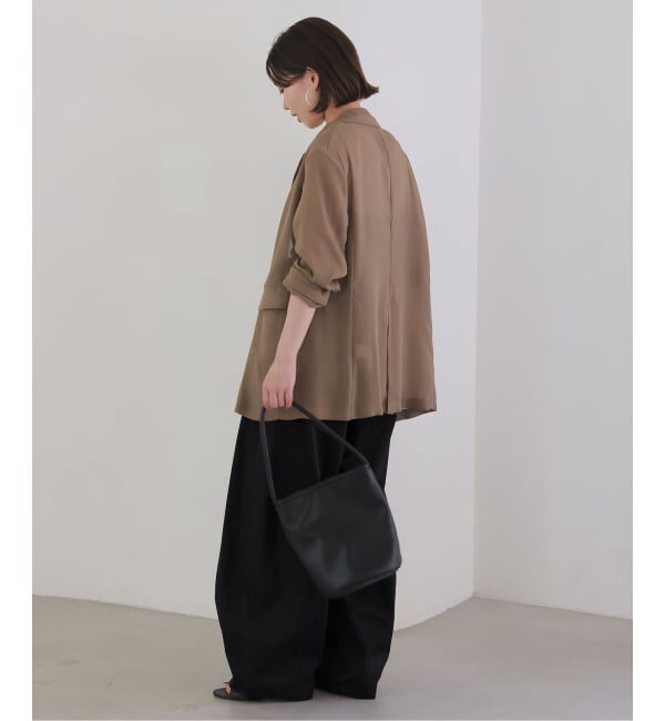 SLOBE IENA「《接触冷感/WEB限定/追加予約》ライトチノタックカーブトラウザー」|チノ|