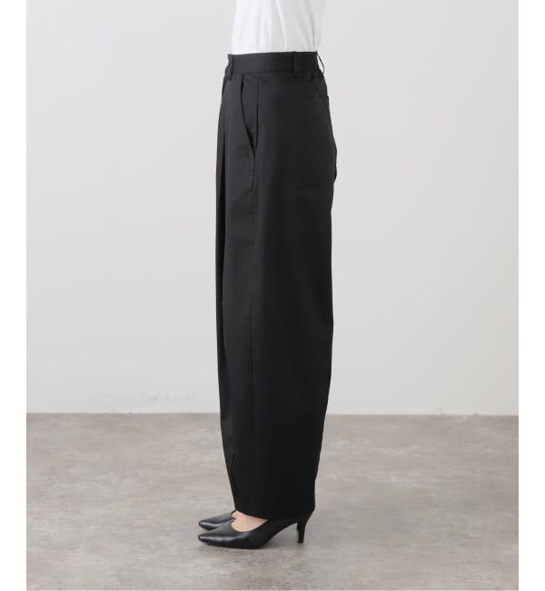 SLOBE IENA「《接触冷感/WEB限定/追加予約》ライトチノタックカーブトラウザー」|チノ|