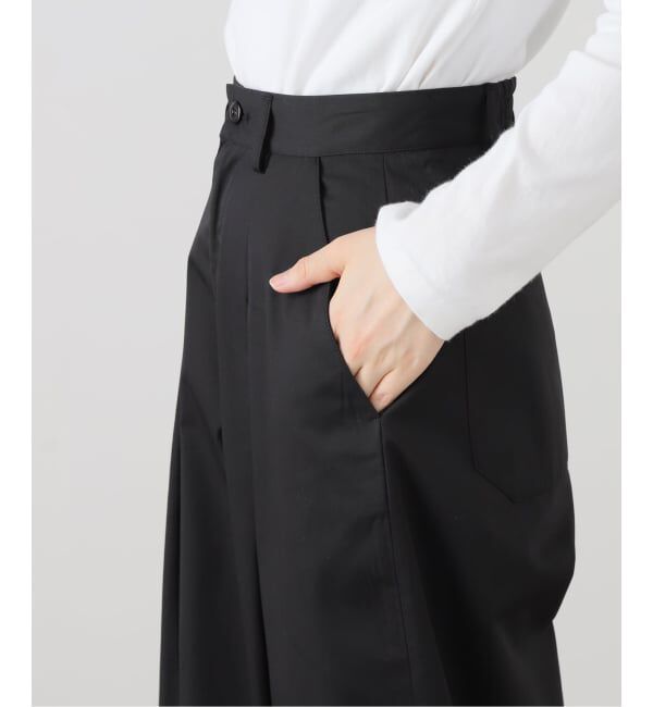 SLOBE IENA「《接触冷感/WEB限定/追加予約》ライトチノタックカーブトラウザー」|チノ|