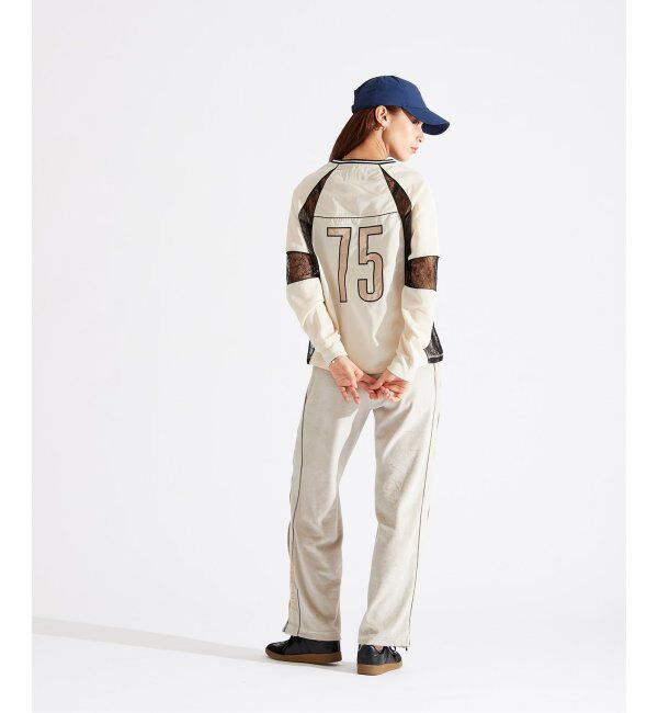 Paris Saint-Germain「【Paris Saint-Germain / パリ・サン＝ジェルマン】SATINxLACE GAME TOPS」|Tシャツ・カットソー|