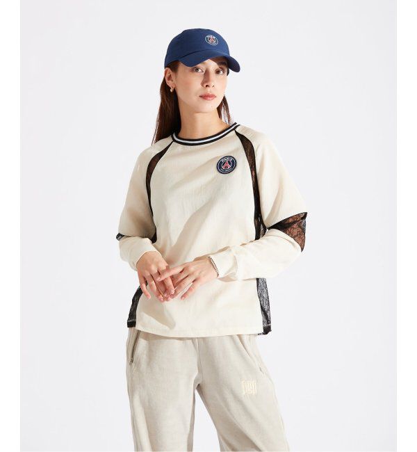 Paris Saint-Germain「【Paris Saint-Germain / パリ・サン＝ジェルマン】SATINxLACE GAME TOPS」|Tシャツ・カットソー|