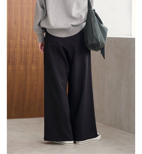 JOURNAL STANDARD relume「《追加4》ウォッシャブルサージストレッチタックワイドパンツ」|スラックス|