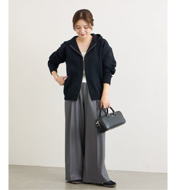 JOURNAL STANDARD「《追加2》ダブルニットフーディ」|カーディガン|