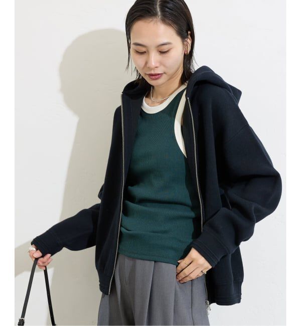 JOURNAL STANDARD「《追加2》ダブルニットフーディ」|カーディガン|