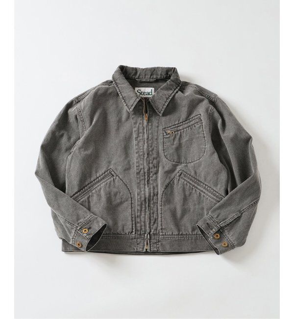 J.S.Homestead「J.S.Homestead / Stead ピグメントキャンバス ジップジャケット」|その他|