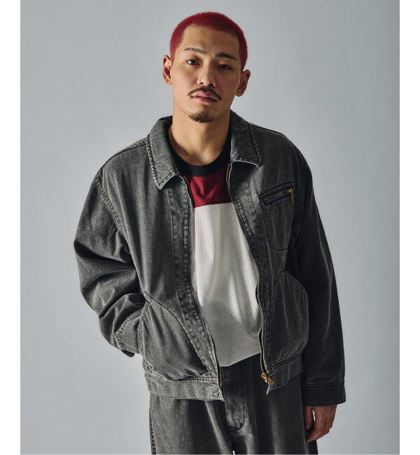 J.S.Homestead「J.S.Homestead / Stead ピグメントキャンバス ジップジャケット」|その他|