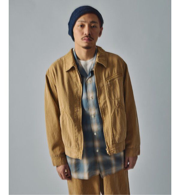 J.S.Homestead「J.S.Homestead / Stead ピグメントキャンバス ジップジャケット」|その他|