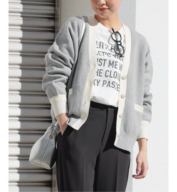 JOURNAL STANDARD relume「ダブルニットコントラストカーディガン」|カーディガン|