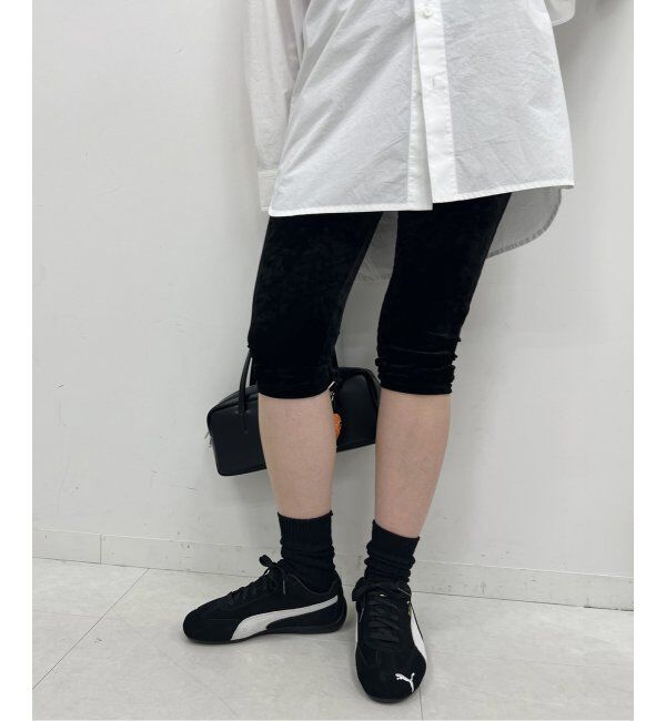 JOURNAL STANDARD「クラッシュベロアカプリパンツ」|その他|ブラック