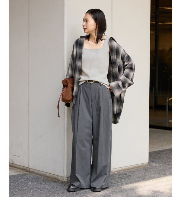 JOURNAL STANDARD「スクエアネックニットタンク」|タンクトップ|