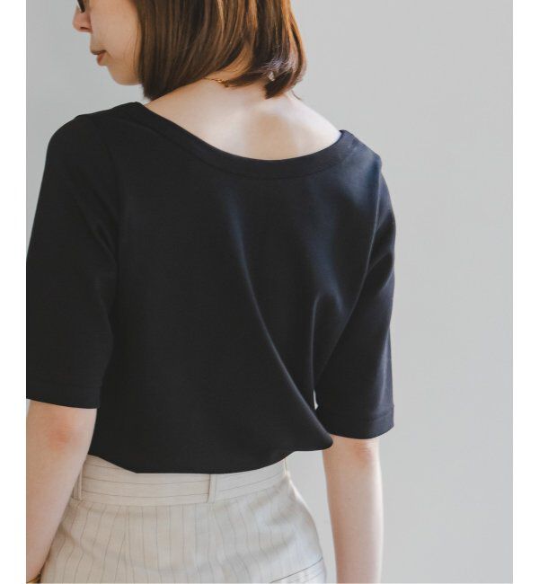 NOBLE「《追加》スビンコットンソフトスクエアーネックTシャツ」|Tシャツ・カットソー|