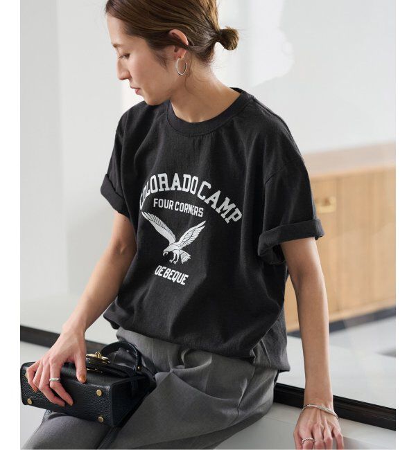 FRAMeWORK「≪追加≫GULFCOAST SPORTSWEAR 別注CREW TEE 2」|Tシャツ・カットソー|ブラック