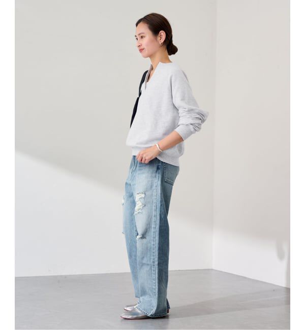 FRAMeWORK「JOHNBULL/ジョンブル Hwデニムワイドストレートパンツ」|デニム|