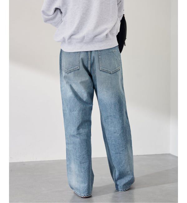 FRAMeWORK「JOHNBULL/ジョンブル Hwデニムワイドストレートパンツ」|デニム|