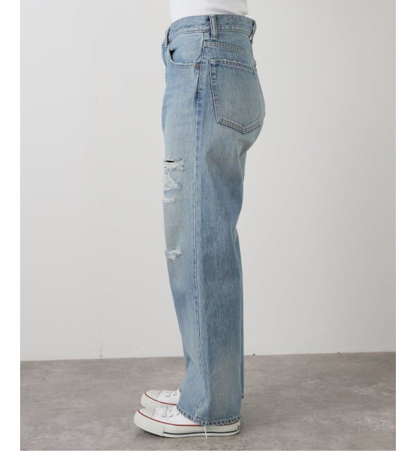 FRAMeWORK「JOHNBULL/ジョンブル Hwデニムワイドストレートパンツ」|デニム|