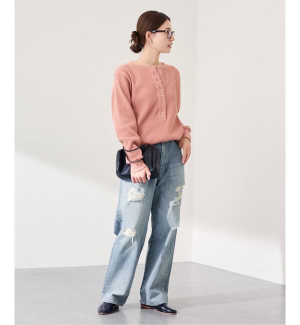 FRAMeWORK「JOHNBULL/ジョンブル Hwデニムワイドストレートパンツ」|デニム|