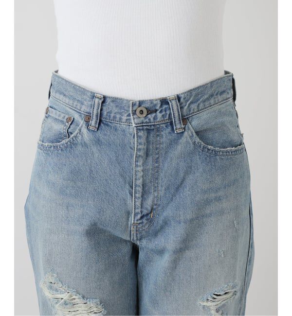 FRAMeWORK「JOHNBULL/ジョンブル Hwデニムワイドストレートパンツ」|デニム|