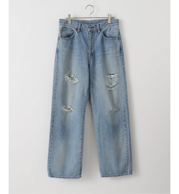 FRAMeWORK「JOHNBULL/ジョンブル Hwデニムワイドストレートパンツ」|デニム|