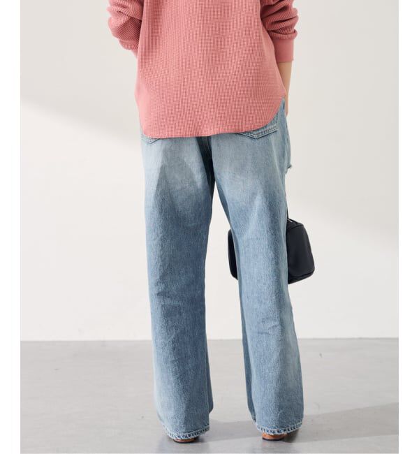 FRAMeWORK「JOHNBULL/ジョンブル Hwデニムワイドストレートパンツ」|デニム|