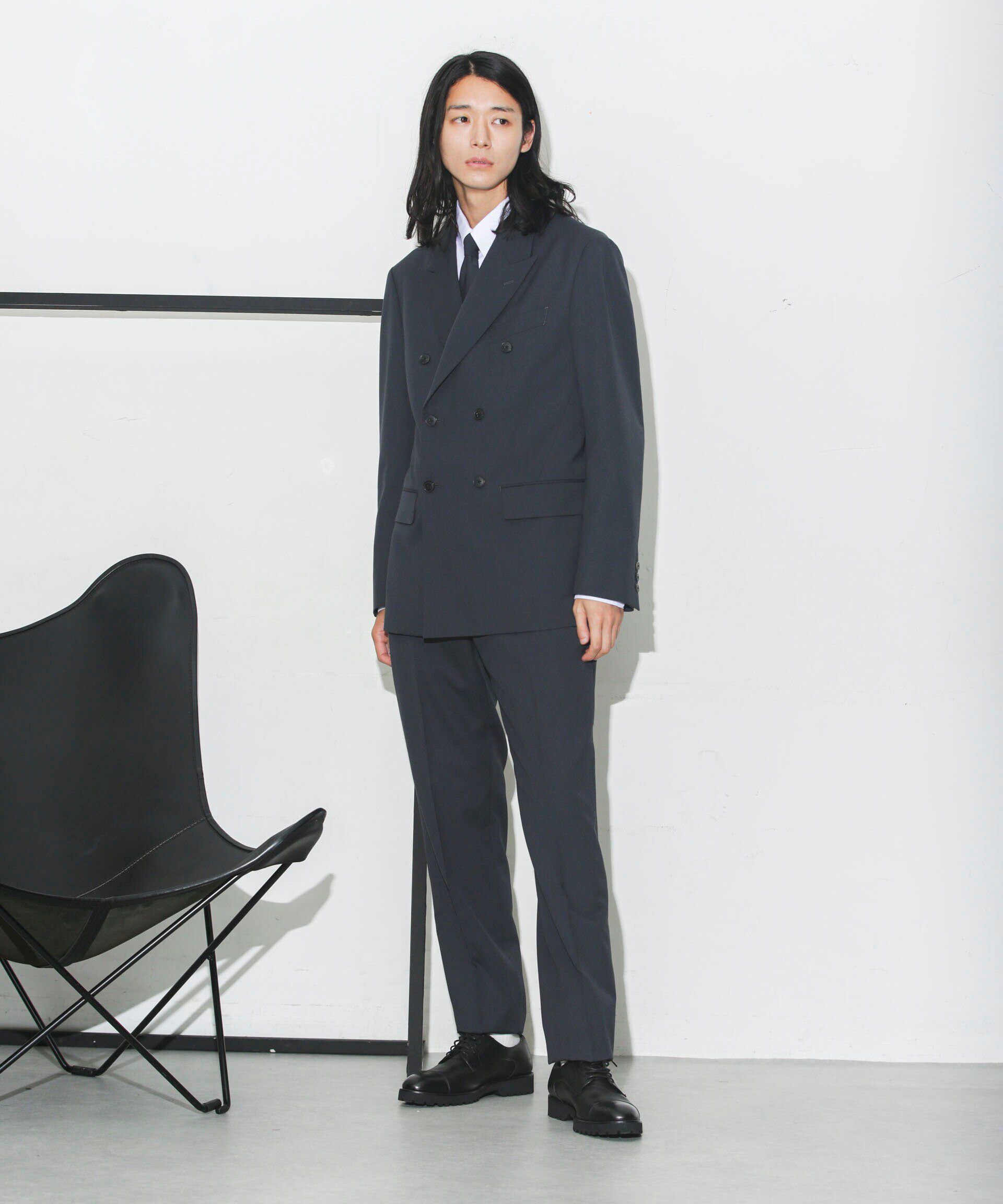 nano･universe「｢ESSENTIAL LINE｣TWソリッドトラウザー」|スーツ|