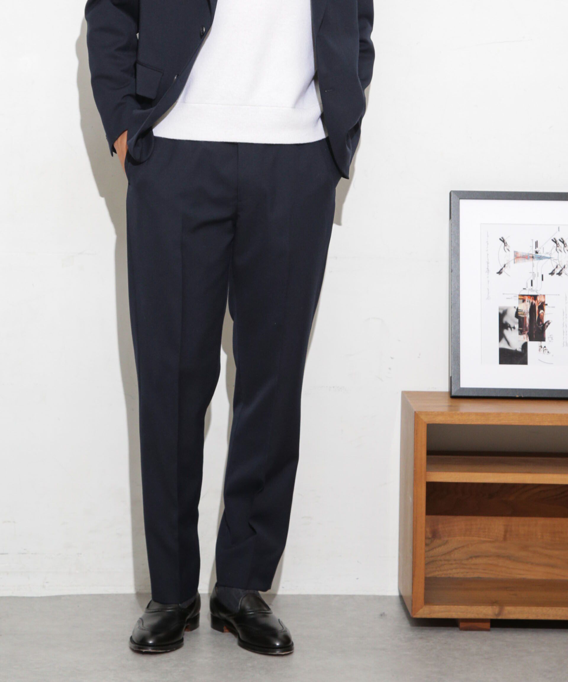 nano･universe「｢ESSENTIAL LINE｣TWソリッドトラウザー」|スーツ|