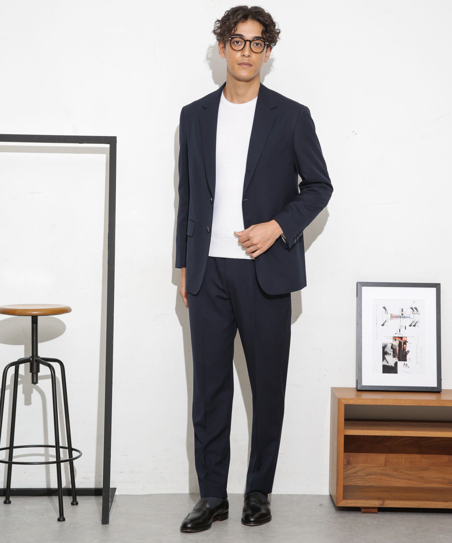 nano･universe「｢ESSENTIAL LINE｣TWソリッドトラウザー」|スーツ|