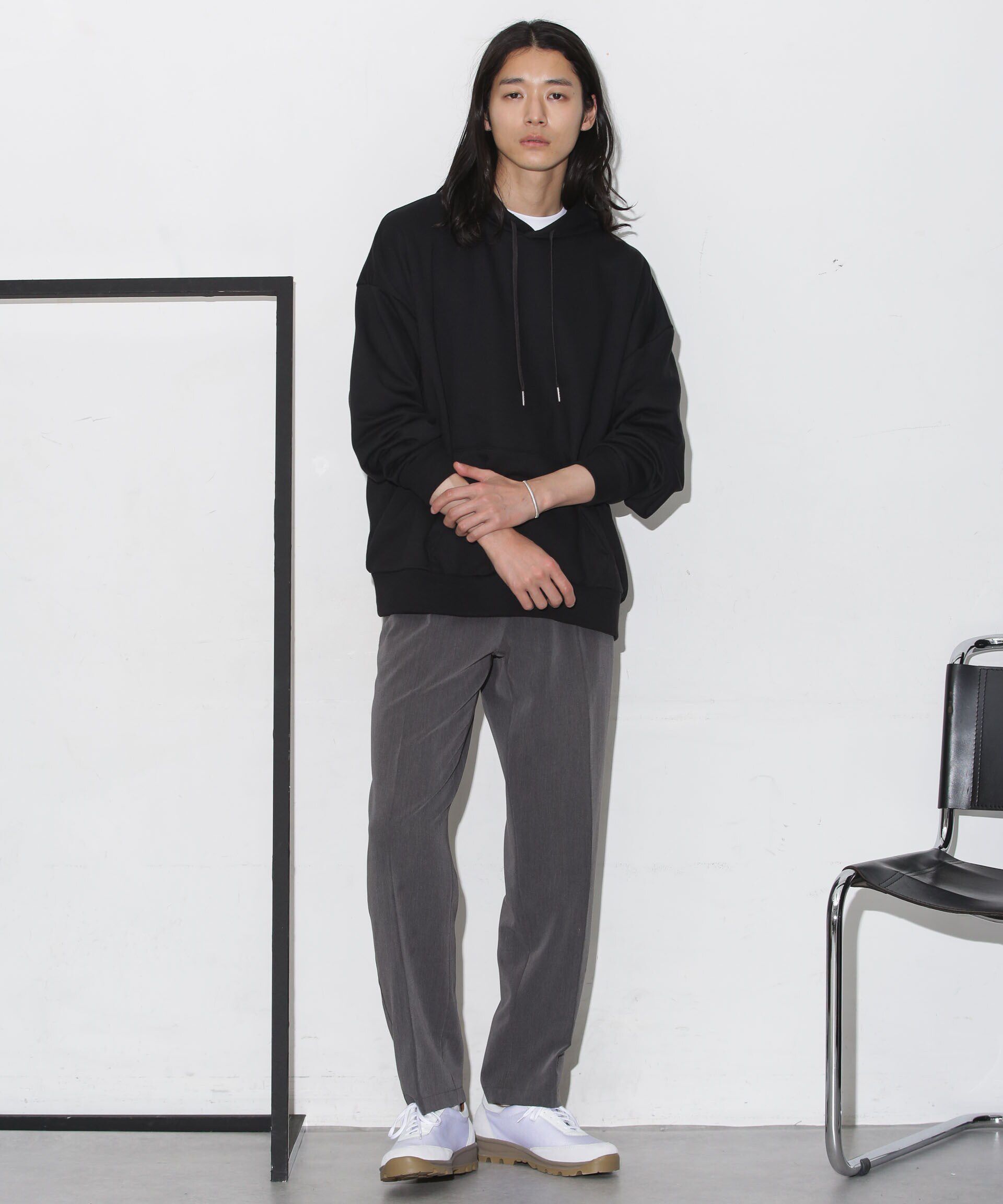 nano･universe「ビックシルエットフーディー」|パーカー|