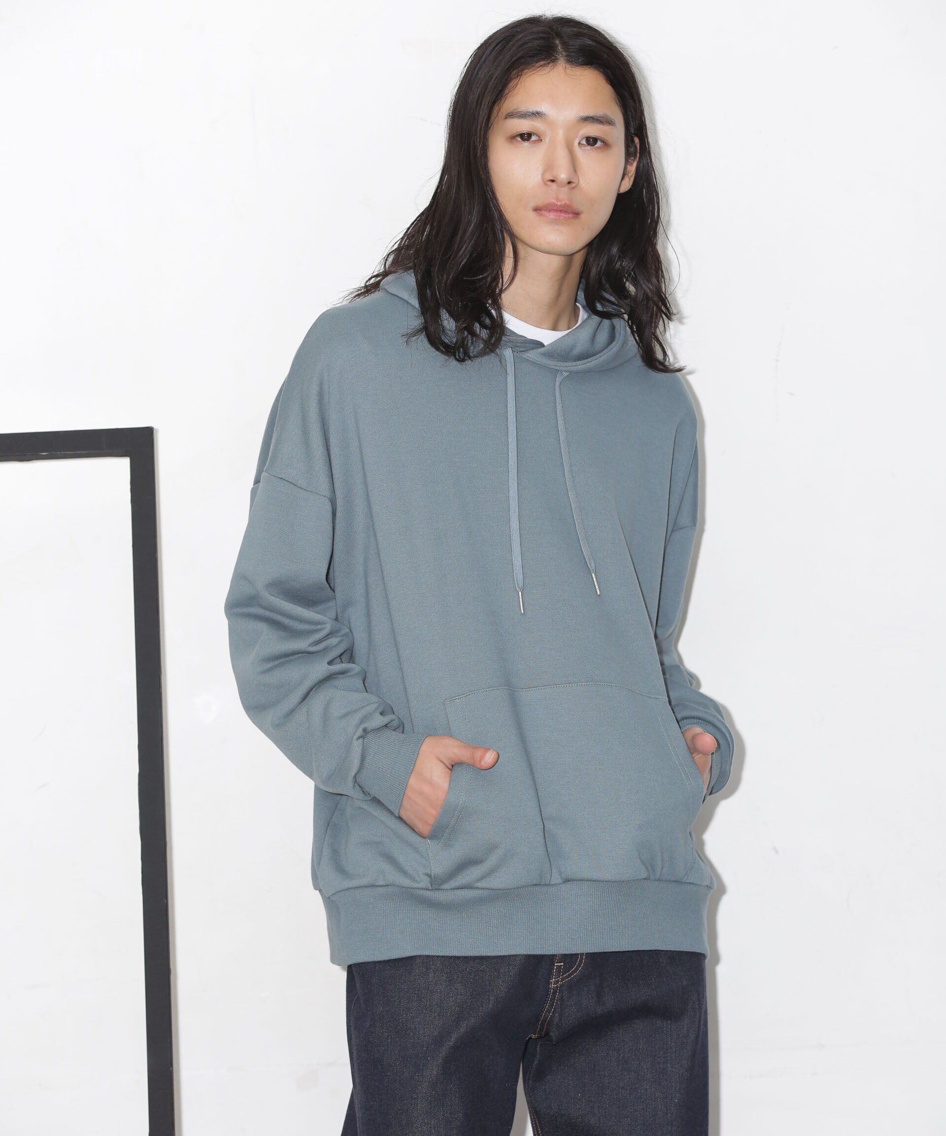 nano･universe「ビックシルエットフーディー」|パーカー|