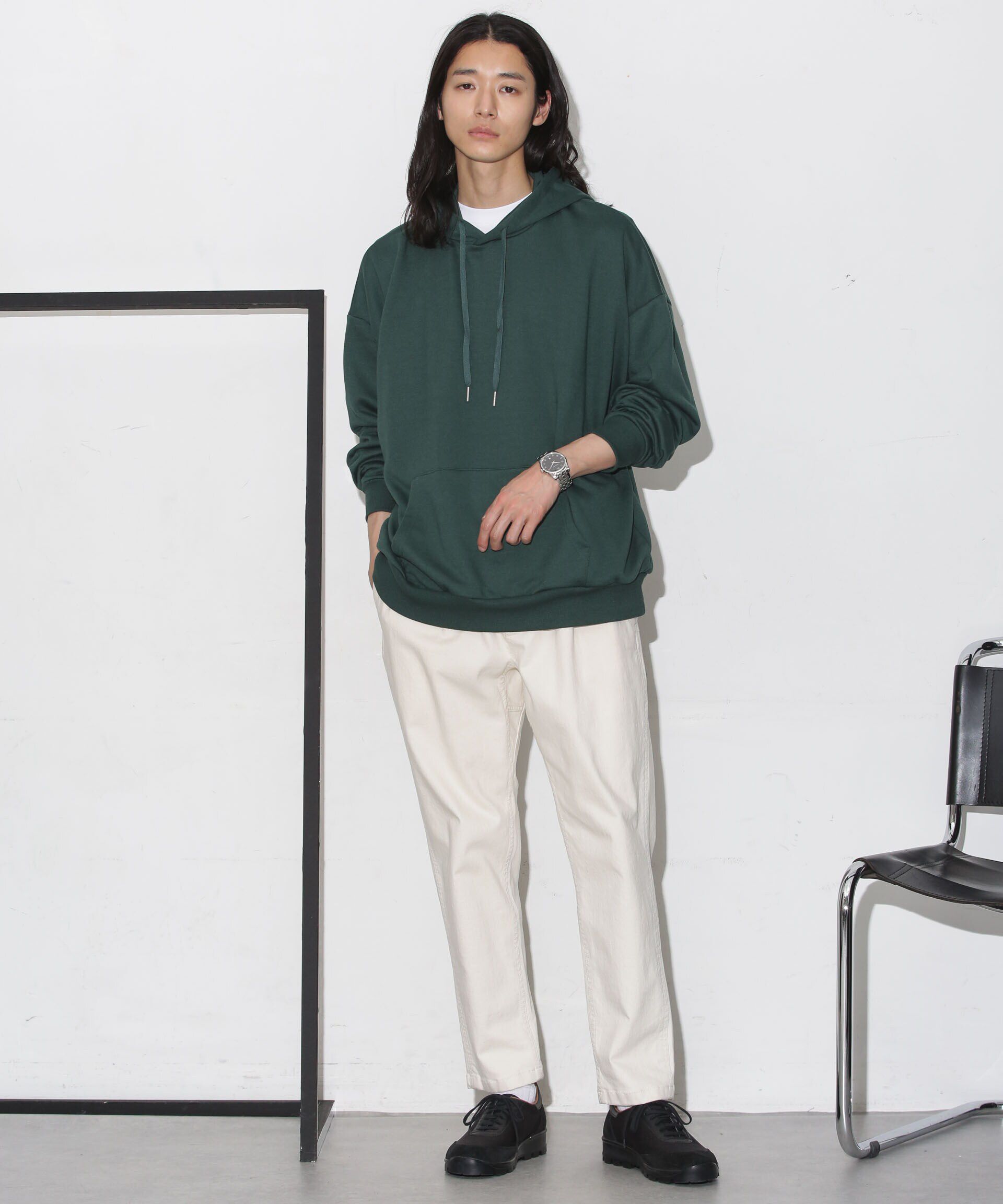 nano･universe「ビックシルエットフーディー」|パーカー|