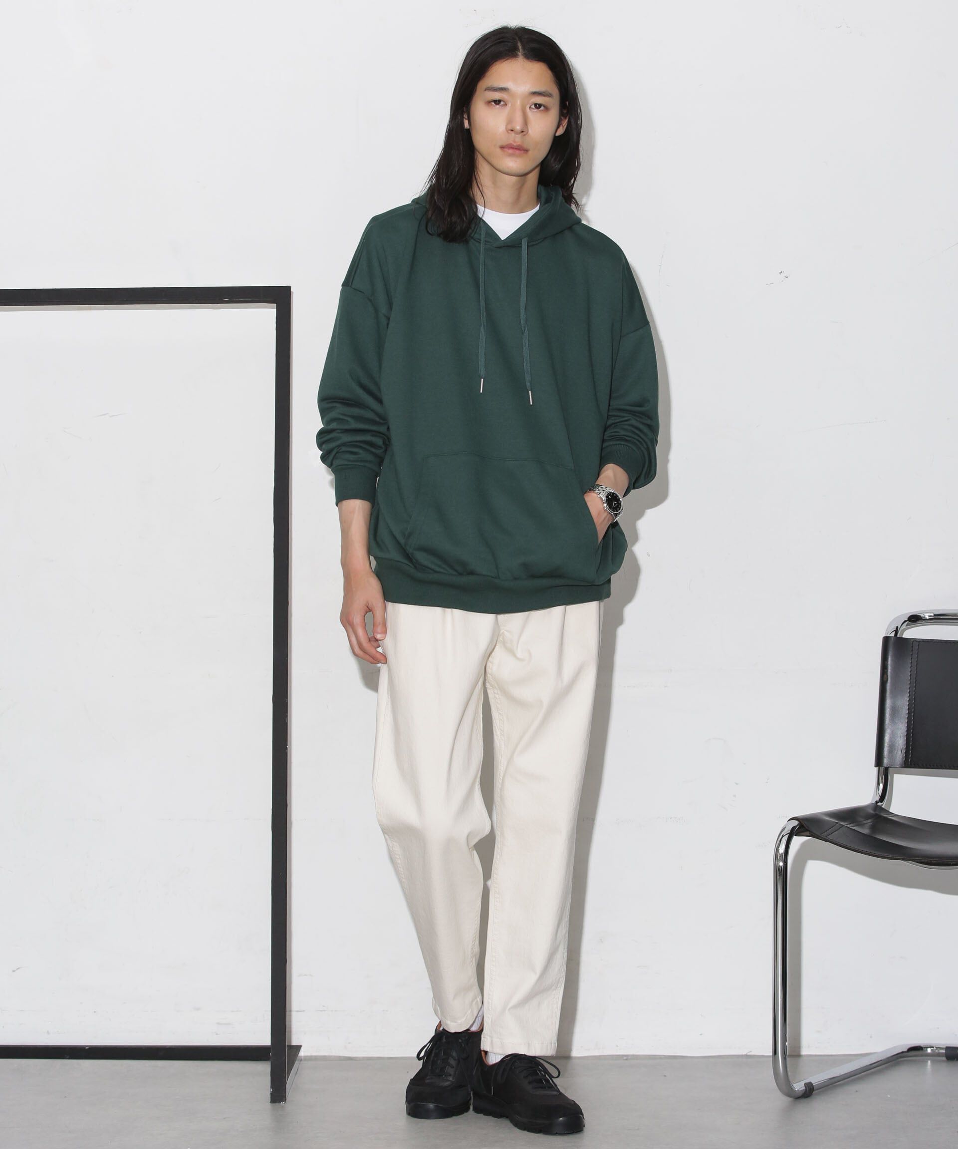 nano･universe「ビックシルエットフーディー」|パーカー|