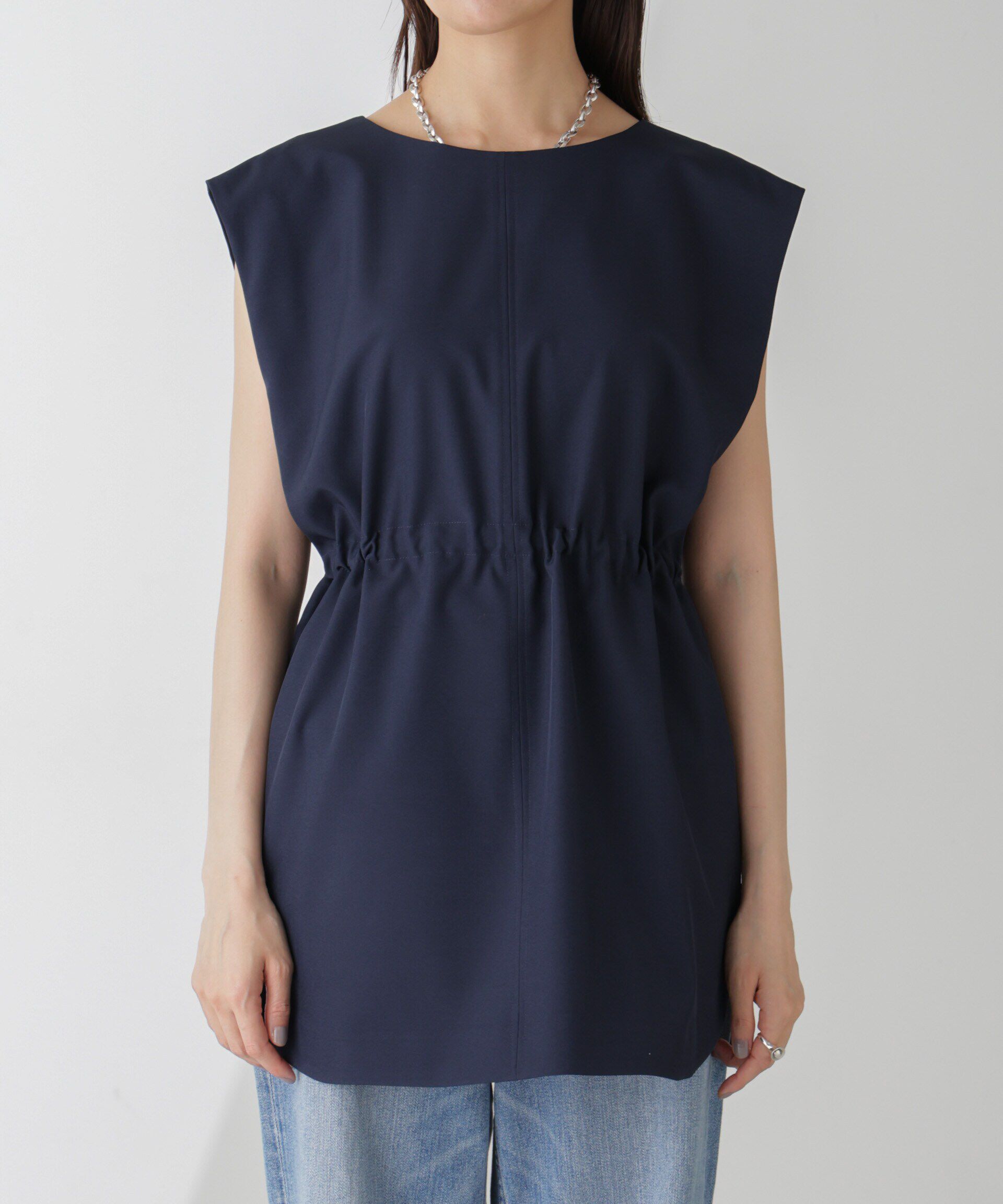 nano･universe「前後2Wayジレブラウス(セットアップ可)」|シャツ・ブラウス|