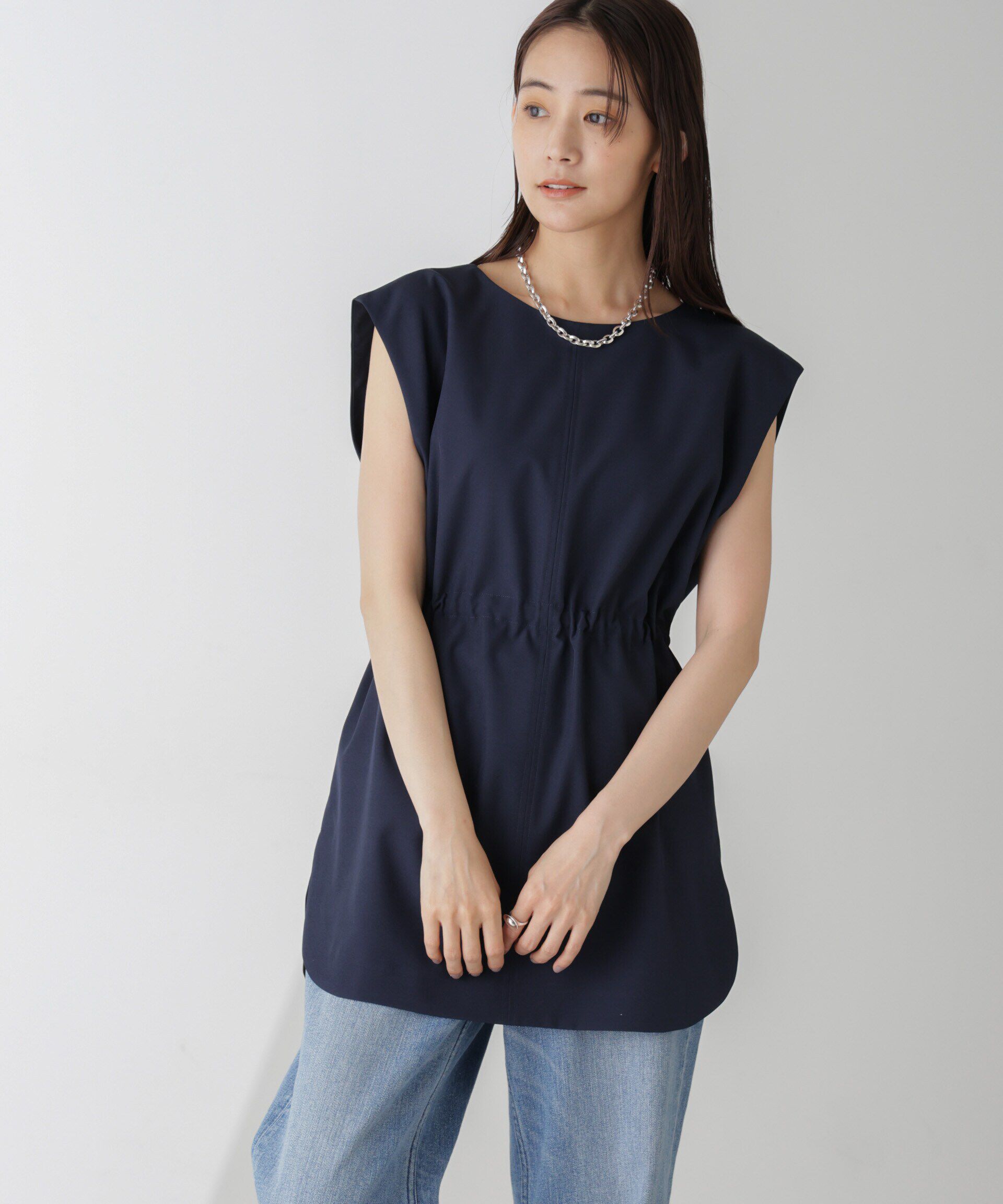 nano･universe「前後2Wayジレブラウス(セットアップ可)」|シャツ・ブラウス|