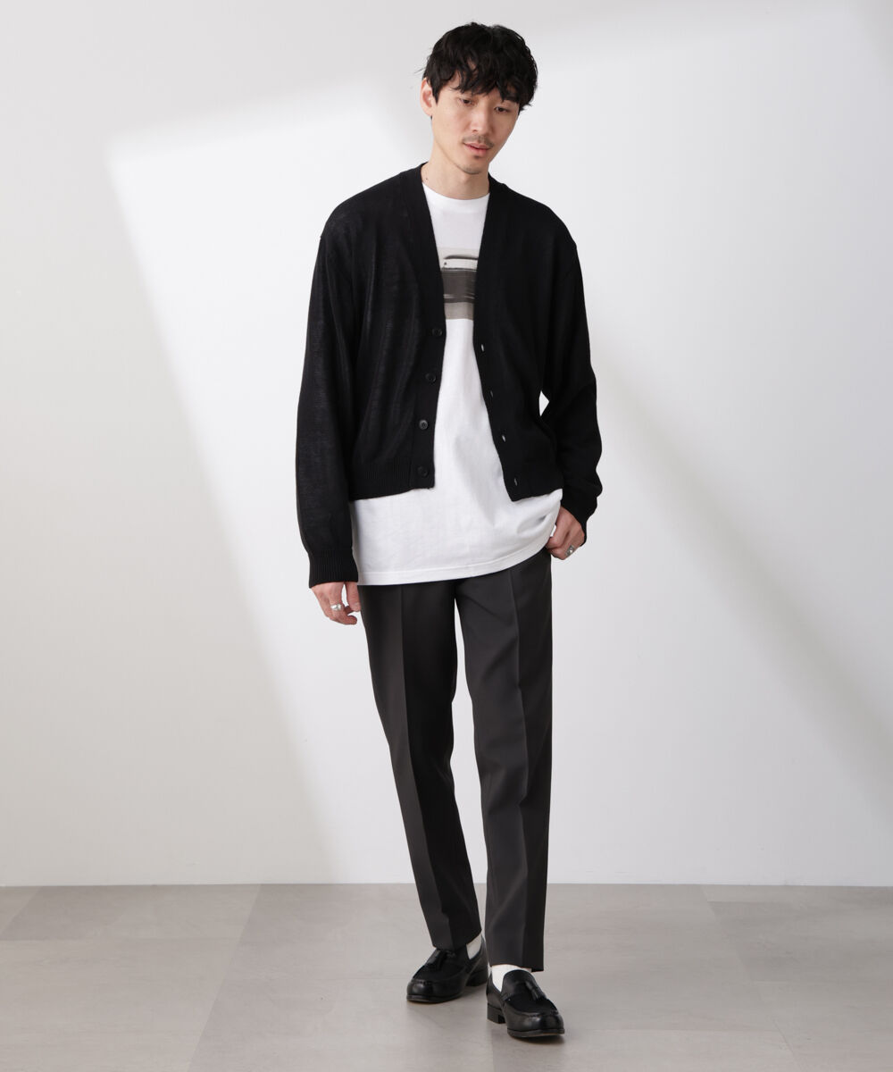 nano･universe「｢SOIGNE｣ECOPET(R)&times;AERO ツイルストレッチスラックス」|チノ|